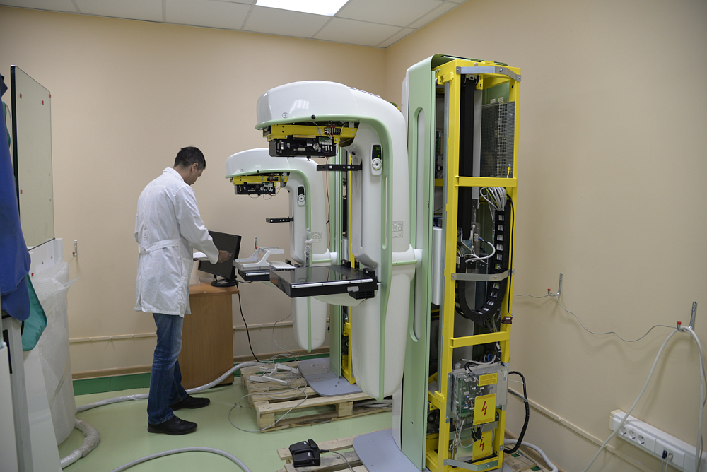 Цифровая маммографическая система на основе плоскопанельного цифрового КМОП-детектора